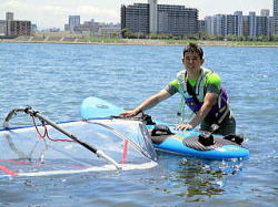 関西　大阪　淀川　ウインドサーフィンスクール　ベアキャッツ